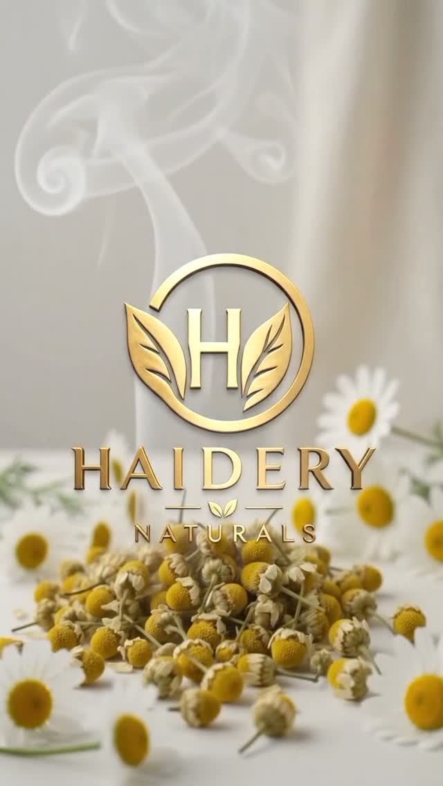 Dried chamomile flowers